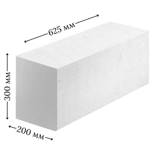 Купить Газоблок Цемрос 625×300×200 (50 шт/поддон) в Азове